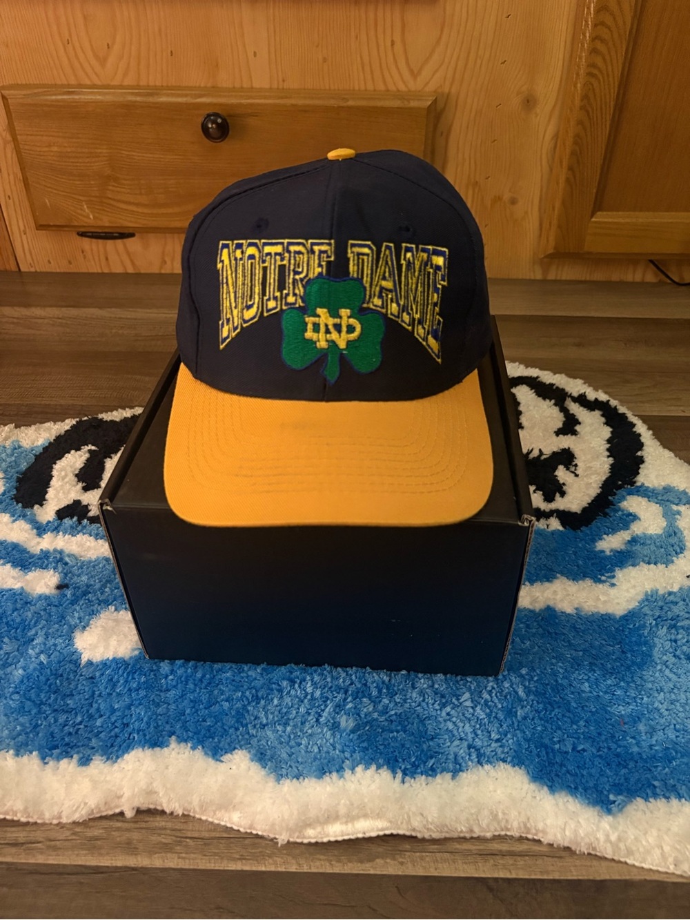 Vintage 90s Notre Dame fighting Irish The Game SnapBack Hat Unisex